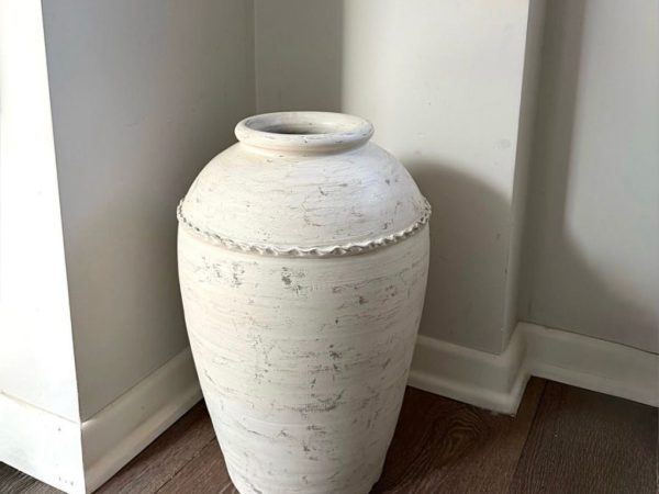 white vase