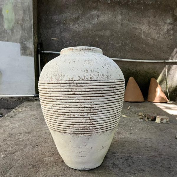 Lombok Horizon Ribbed Vase